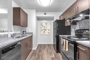 Wood-style plank flooring